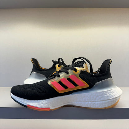 Adidas Ultraboost 22 Black Turbo Flash Orange (Pronta Entrega)